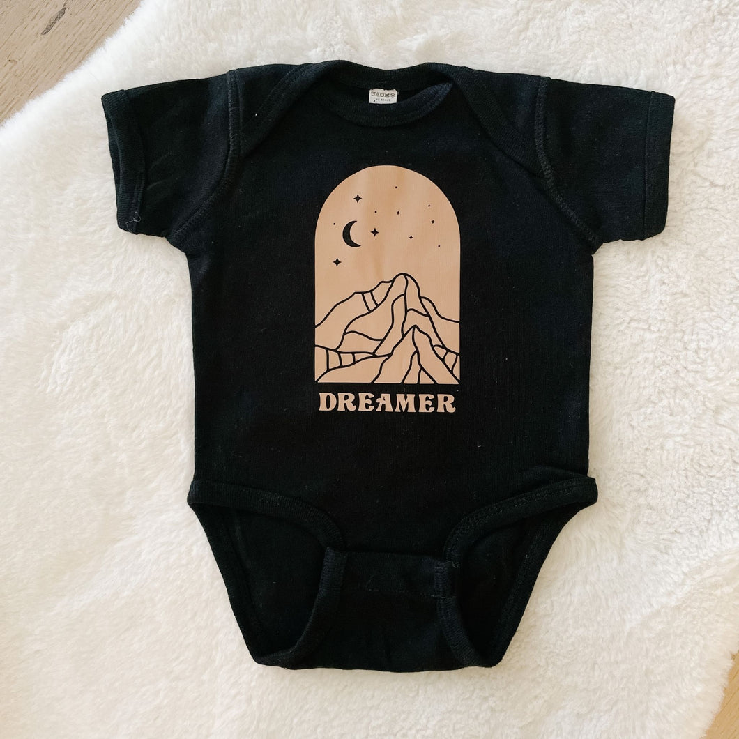 Dreamer Mountain baby bodysuit