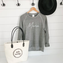 Mama Grey Eco Fleece Crew Sweatshirt