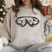 Adult Unisex Ski or Snowboard School Sweatshirt in Grey