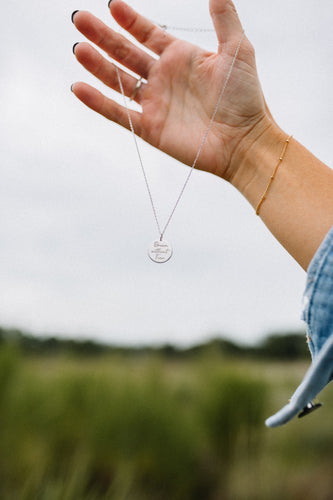 Dream without Fear Love without Limits necklace