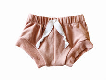 Bamboo shorties in blush pink