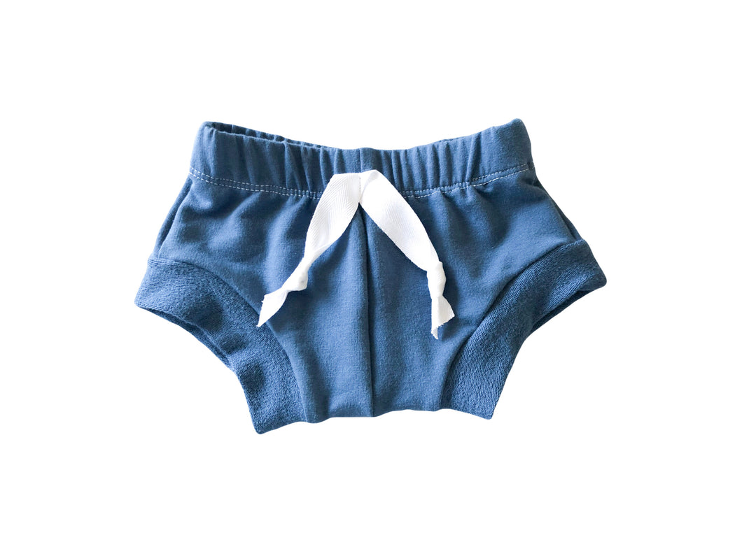 Bamboo shorties in blue