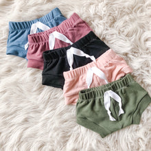 Bamboo shorties in blush pink