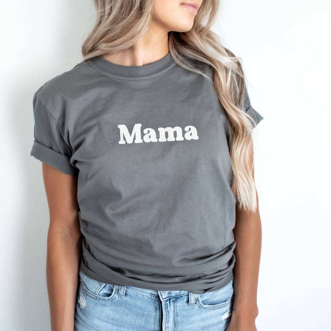 Mama Charcoal Grey T-shirt